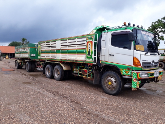 ขายด่วน HINO แม่ลูกดั้ม 344 ปี54 สภาพสวยพร้อมใช้งาน เครื่องเกียร์ดีเยี่ยม คัชชีสวย ยางเต็มทั้งแม่ลูก