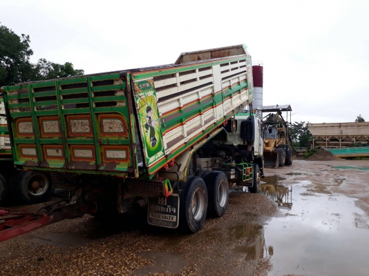 ขายด่วน HINO แม่ลูกดั้ม 344 ปี54 สภาพสวยพร้อมใช้งาน เครื่องเกียร์ดีเยี่ยม คัชชีสวย ยางเต็มทั้งแม่ลูก