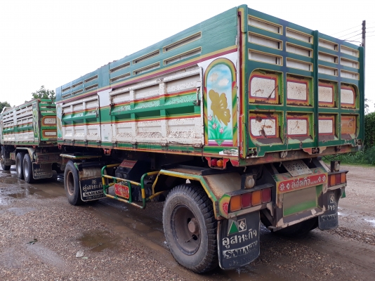ขายด่วน HINO แม่ลูกดั้ม 344 ปี54 สภาพสวยพร้อมใช้งาน เครื่องเกียร์ดีเยี่ยม คัชชีสวย ยางเต็มทั้งแม่ลูก