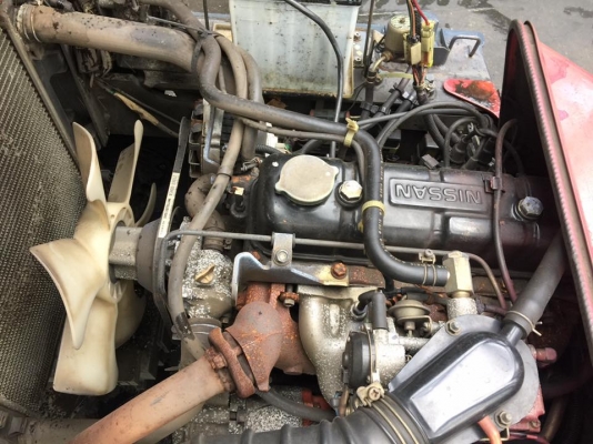 ขายฟอล์คลิฟต์ 1.5 ตัน Nissan FG15  รถนอก งาฮิ้ง พร้อมบุ้งกี๋