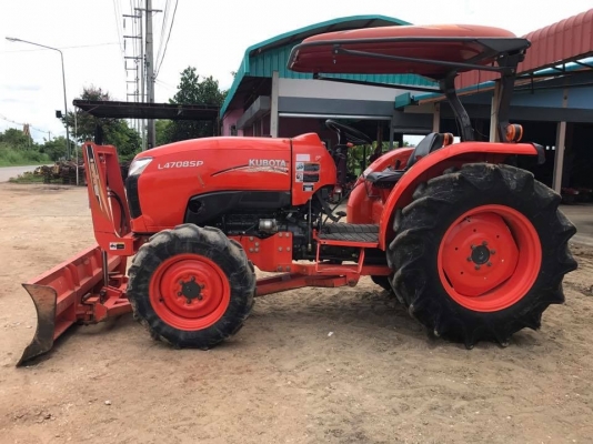 ขายรถไถคูโบต้า L4708Sp(4WD)2เพลา รถสวยใช้งาน 400 ชั่วโมง ราคา 498,000 บาท พร้อมอุปกรณ์ใบดันหน้าและโลเตอร์รีจอบหมุน สนใจโทร 081-9136451  ขอดูรุปเพิ่มเติม line:bow6451 ค่ะ