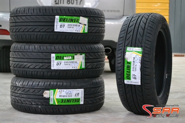 DELINTE D7 235/55R18 เส้นละ 3,900 บาทใส่รถ HARRIER DELINTE D7 235/55R18 เส้นละ 3,900 บาทใส่รถ HARRIER