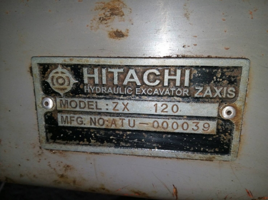ขาย 890,000 HITACHI ZX 120-1 ทำงาน 4,451 ชม.ไฟฟ้าครบ เครื่องดี ปั้มแรง เอวแน่น ช่วงล่างสวย เอกสารอิน