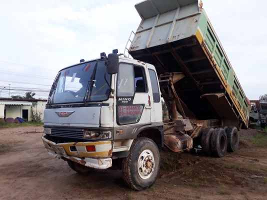 ขายด่วน 10ล้อ HINO FM1M สภาพพร้อมใช้งาน เครื่องเกียร์เดิม EM100 220 แรง มีชโลร์ คัชชีสวย เครื่องเกีย