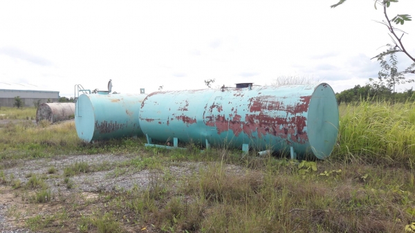 ถังเหล็กบรรจุน้ำ 16,000 ลิตร หนา 6 มิลจำนวน 2 ใบ