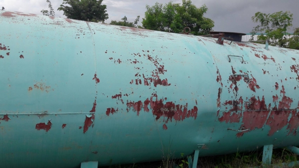 ถังเหล็กบรรจุน้ำ 16,000 ลิตร หนา 6 มิลจำนวน 2 ใบ