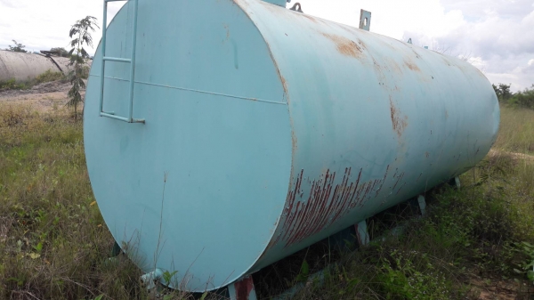ถังเหล็กบรรจุน้ำ 16,000 ลิตร หนา 6 มิลจำนวน 2 ใบ