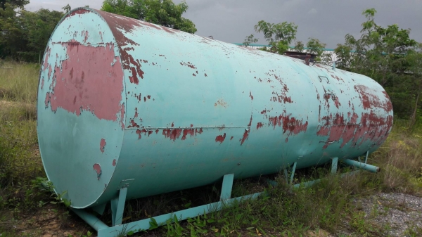 ถังเหล็กบรรจุน้ำ 16,000 ลิตร หนา 6 มิลจำนวน 2 ใบ