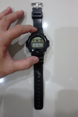 ลดราคา-นาฬิกา CASIO G-shock รุ่น DW-6900PL สีดำของแท้ สภาพดี มีกล่อง ส่งฟรี