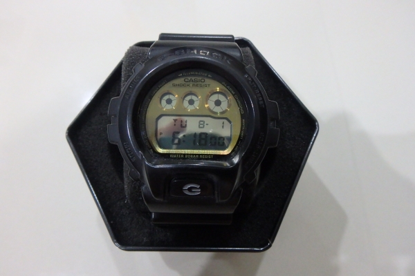 ลดราคา-นาฬิกา CASIO G-shock รุ่น DW-6900PL สีดำของแท้ สภาพดี มีกล่อง ส่งฟรี