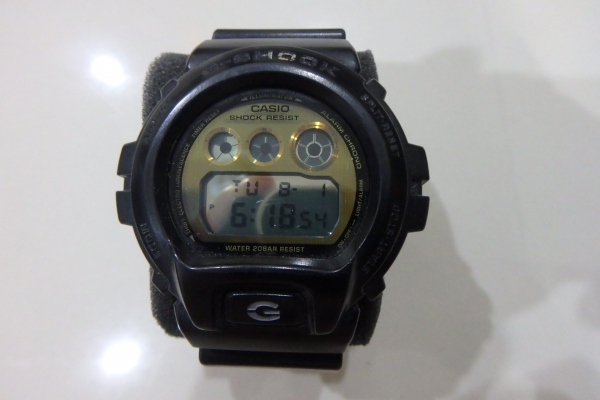 ลดราคา-นาฬิกา CASIO G-shock รุ่น DW-6900PL สีดำของแท้ สภาพดี มีกล่อง ส่งฟรี