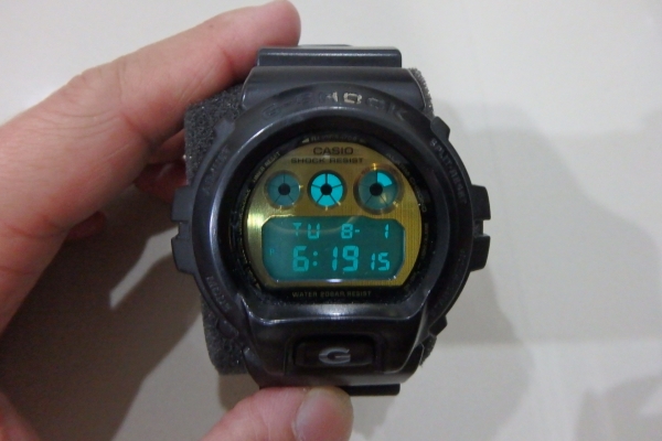 ลดราคา-นาฬิกา CASIO G-shock รุ่น DW-6900PL สีดำของแท้ สภาพดี มีกล่อง ส่งฟรี