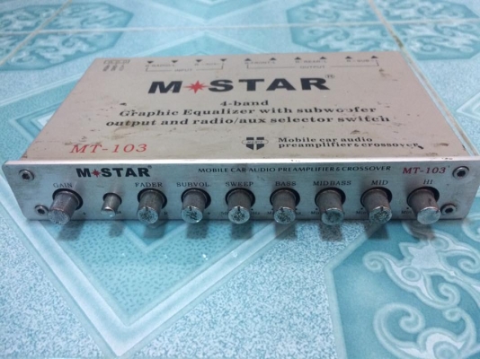 ปรี m star ขาย 550 บาท ใช้งานปกติเดิมๆไม่เคยซ่อม สนใจ0892425454 อยู่สระบุรี