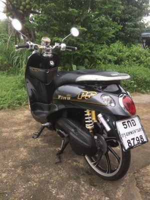 Yamaha Fino รถปี 2556 (ล้อแม็กซ์) สี เทา-ดำ เกย์แยก สวยๆราคาถูก พร้อมเล่มครับ