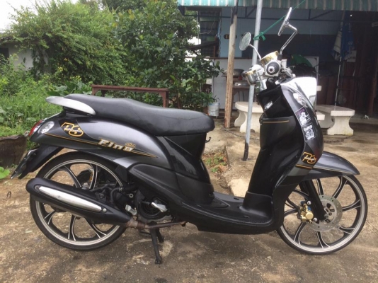 Yamaha Fino รถปี 2556 (ล้อแม็กซ์) สี เทา-ดำ เกย์แยก สวยๆราคาถูก พร้อมเล่มครับ