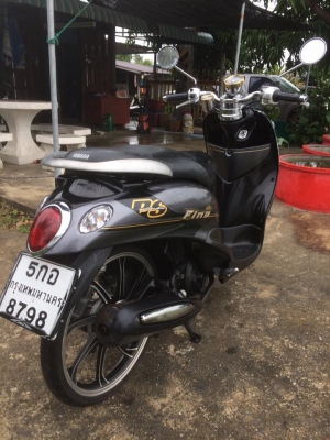 Yamaha Fino รถปี 2556 (ล้อแม็กซ์) สี เทา-ดำ เกย์แยก สวยๆราคาถูก พร้อมเล่มครับ