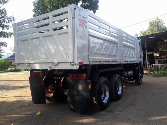 Isuzu 360 แรง ปี 55 กระบะดัมพ์สามมิตร จะแม่เดี่ยวหรือแม่ลูกได้หมด