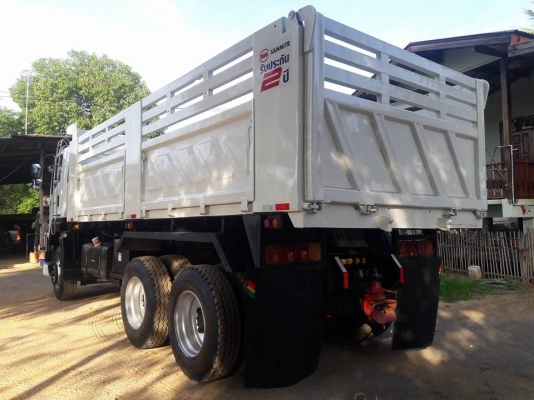 Isuzu 360 แรง ปี 55 กระบะดัมพ์สามมิตร จะแม่เดี่ยวหรือแม่ลูกได้หมด