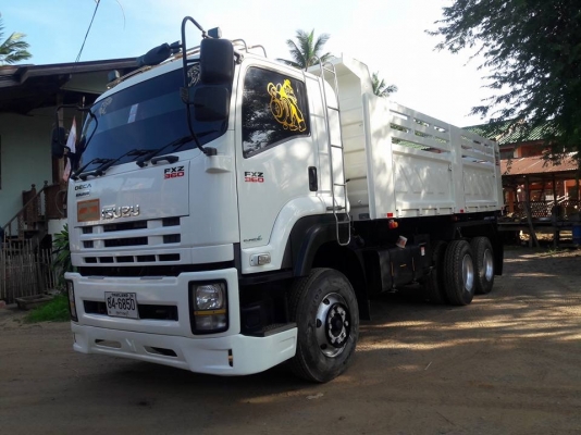 Isuzu 360 แรง ปี 55 กระบะดัมพ์สามมิตร จะแม่เดี่ยวหรือแม่ลูกได้หมด