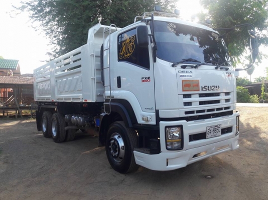 Isuzu 360 แรง ปี 55 กระบะดัมพ์สามมิตร จะแม่เดี่ยวหรือแม่ลูกได้หมด