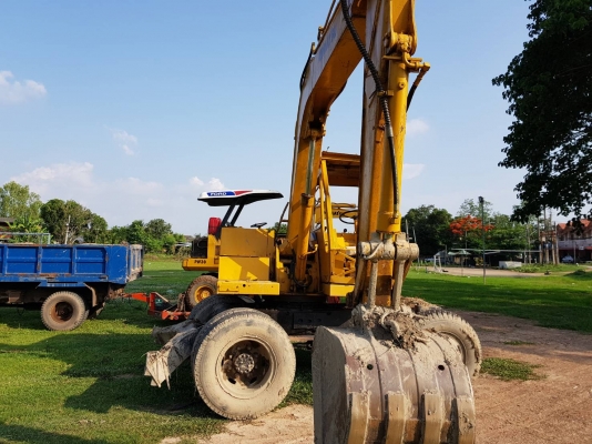 รถขุดล้อยาง KOMATSU PW60-1 รถประกอบญี่ปุ่นแท้