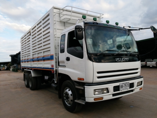 ขาย 10 ล้อ แม่ลูกพ่วง ISUZU GIGA เครื่อง 360 แรง กระบะ 7.20 เมตร ลูกพ่วง 7 เมตร รถเหมือนใหม่ป้ายแดง 