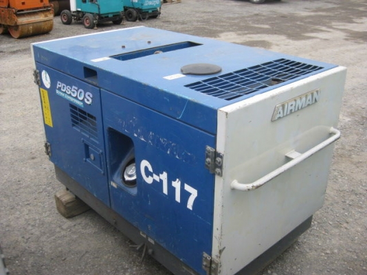 เครื่องปั๊มลม 7 บาร์ AIRMAN PDS50S เครื่องปั๊มลม 7 บาร์ AIRMAN PDS50S