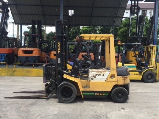 -:-*&bull;*ร ถ ย ก นำ เ ข้ า พ ร้ อ ม ใ ช้ ง า น*&bull;*-:-TCM FG20N5 เครื่องเบนซล เกียร์ธรรมดา เสาสูง4เมตร งาเท สนใจติดต่อ083-062-0223(ปอน)