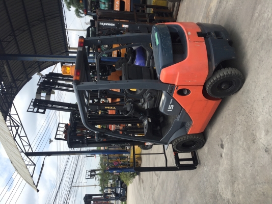 -:-*&bull;*ร ถ ย ก นำ เ ข้ า พ ร้ อ ม ใ ช้ ง า น*&bull;*-:-TOYOTA 8FG15 เครื่องเบนซิล เกียร์ออโต้ เสาสูง5.5เมตร สนใจติดต่อ083-062-0223(ปอน)