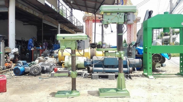 ** SOLD ** สว่านแท่นใต้หวันเข้าใหม่ 2 ตัว ใช้ไฟบ้าน 220V สดแน่นพร้อมใช้