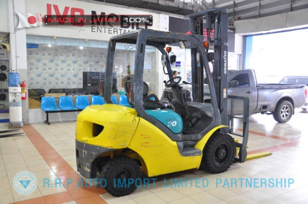 ขายรถโฟล์คลิฟท์มือสอง KOMATSU รุ่น FG20HC-573134 นำเข้าจากประเทศญี่ปุ่น 100\% ไม่เคยใช้งานในไทย ขายรถโฟล์คลิฟท์มือสอง KOMATSU รุ่น FG20HC-573134 นำเข้าจากประเทศญี่ปุ่น 100\% ไม่เคยใช้งานในไทย