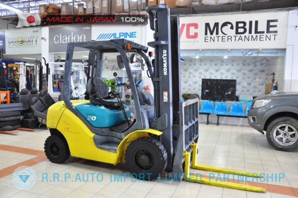 ขายรถโฟล์คลิฟท์มือสอง KOMATSU รุ่น FG20HC-573134 นำเข้าจากประเทศญี่ปุ่น 100\% ไม่เคยใช้งานในไทย ขายรถโฟล์คลิฟท์มือสอง KOMATSU รุ่น FG20HC-573134 นำเข้าจากประเทศญี่ปุ่น 100\% ไม่เคยใช้งานในไทย