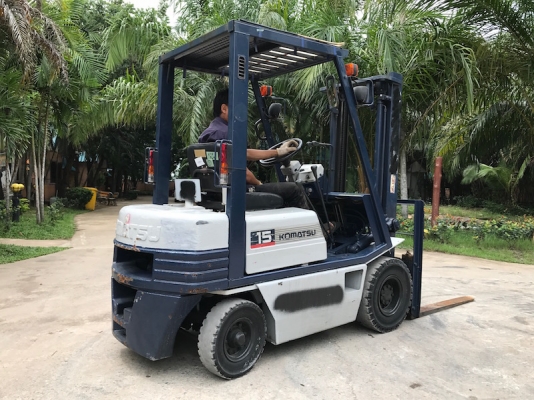 ขายFORKLIFT KOMATSU FG15-15(1.5ตัน) สวยเดิมจากญี่ปุ่น ยังไม่เคยใช้ในไทย 125,000เท่านั้น!!