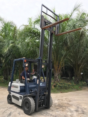 ขายFORKLIFT KOMATSU FG15-15(1.5ตัน) สวยเดิมจากญี่ปุ่น ยังไม่เคยใช้ในไทย 125,000เท่านั้น!!