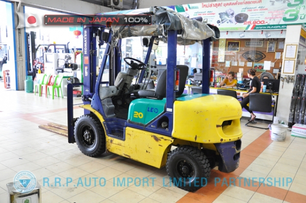 ขายรถโฟล์คลิฟท์มือสอง KOMATSU รุ่น FG20LC-532713 นำเข้าจากประเทศญี่ปุ่น 100\% ไม่เคยใช้งานในไทย