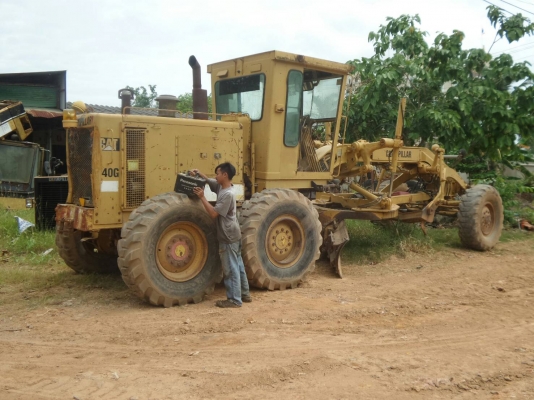 รถเกรด CAT 140G 72V 13800 เอกสารเล่มทะเบียน พร้อมลงงาน