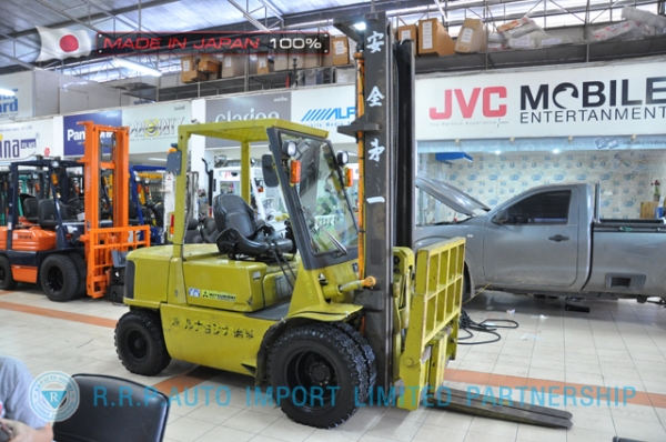 ขายรถโฟล์คลิฟท์มือสอง MITSUBISHI รุ่น FG28-F13G-00055 นำเข้าจากประเทศญี่ปุ่น 100\% ไม่เคยใช้งานในไทย
