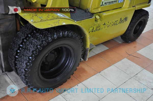 ขายรถโฟล์คลิฟท์มือสอง MITSUBISHI รุ่น FG28-F13G-00055 นำเข้าจากประเทศญี่ปุ่น 100\% ไม่เคยใช้งานในไทย