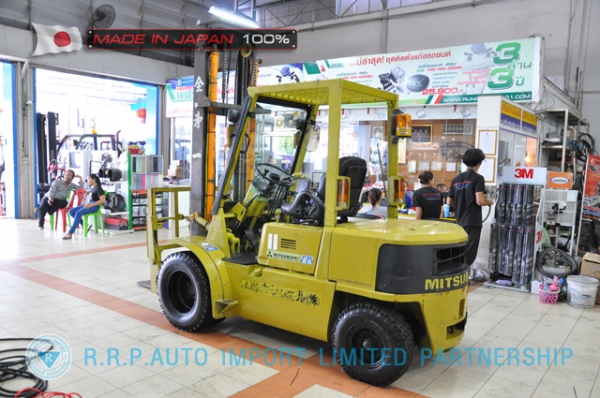 ขายรถโฟล์คลิฟท์มือสอง MITSUBISHI รุ่น FG28-F13G-00055 นำเข้าจากประเทศญี่ปุ่น 100\% ไม่เคยใช้งานในไทย