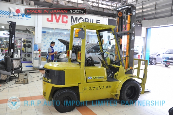 ขายรถโฟล์คลิฟท์มือสอง MITSUBISHI รุ่น FG28-F13G-00055 นำเข้าจากประเทศญี่ปุ่น 100\% ไม่เคยใช้งานในไทย