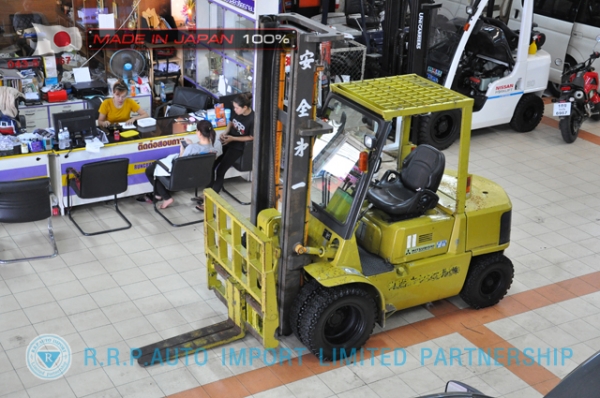 ขายรถโฟล์คลิฟท์มือสอง MITSUBISHI รุ่น FG28-F13G-00055 นำเข้าจากประเทศญี่ปุ่น 100\% ไม่เคยใช้งานในไทย
