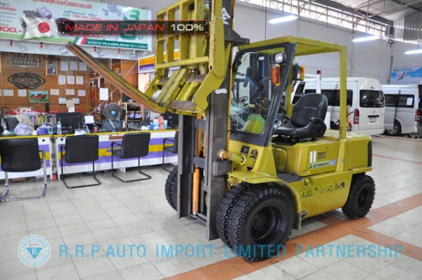 ขายรถโฟล์คลิฟท์มือสอง MITSUBISHI รุ่น FG28-F13G-00055 นำเข้าจากประเทศญี่ปุ่น 100\% ไม่เคยใช้งานในไทย