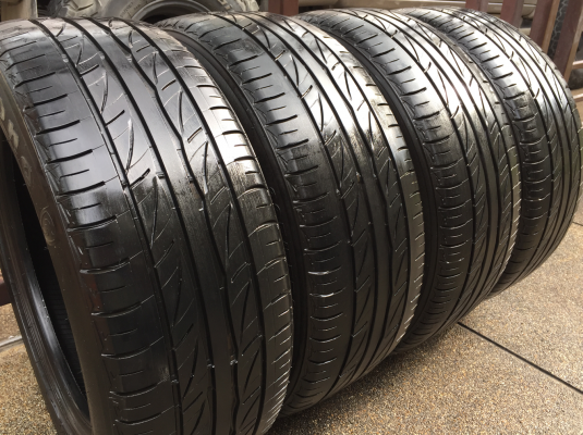 ยาง Firestone 205 55 16 ปี16 ดอกเต็ม ไม่มีปะ ใช้ยาว ราคาไม่แพง