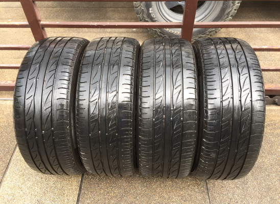 ยาง Firestone 205 55 16 ปี16 ดอกเต็ม ไม่มีปะ ใช้ยาว ราคาไม่แพง