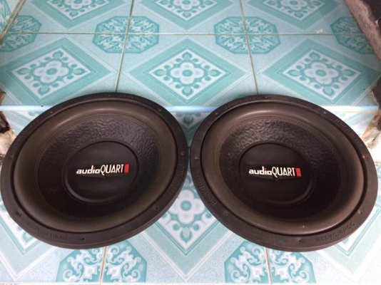 ซับ12&quot;aqปั้มว้อยคู่เดิมๆขายคู่ละ 1250 บาท ใช้งานปกติทุกชิ้นสนใจ0892425454 อยู่สระบุรีส่ง+100บาท