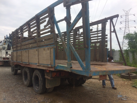 สิบล้อหัวยาว เครื่อง EH700-168 แรง พวงมาลัยเพาเวอร์ ช่วงล่างใหญ่ มีสโล เล่มทะเบียน