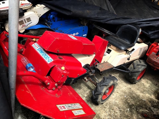 รถตัดหญ้า นั่งขับ SATO ตัดหน้า2ใบ