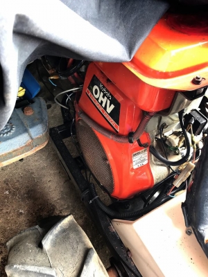 รถตัดหญ้า นั่งขับ SATO ตัดหน้า2ใบ