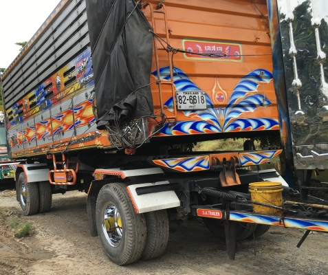 พ่วง 18 ล้อ ISUZU คัตซีจัมโบ้ เครื่อง 230 แรง กระบะมิเนียม - ดั้ม อู่ เอสเอ เทรนเลอร์ แม่ปี46 - ลูกปี 56 สภาพสวย 1.65 ล้านต่อรอง