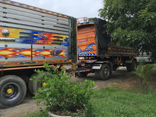 พ่วง 18 ล้อ ISUZU คัตซีจัมโบ้ เครื่อง 230 แรง กระบะมิเนียม - ดั้ม อู่ เอสเอ เทรนเลอร์ แม่ปี46 - ลูกปี 56 สภาพสวย 1.65 ล้านต่อรอง